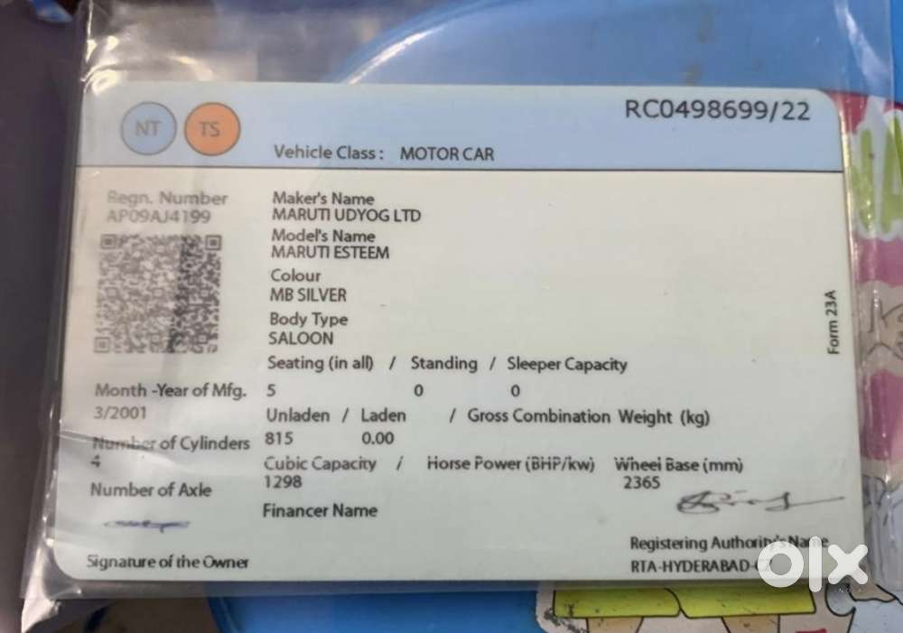 Maruti Suzuki Esteem Vx, 2001, Petrol