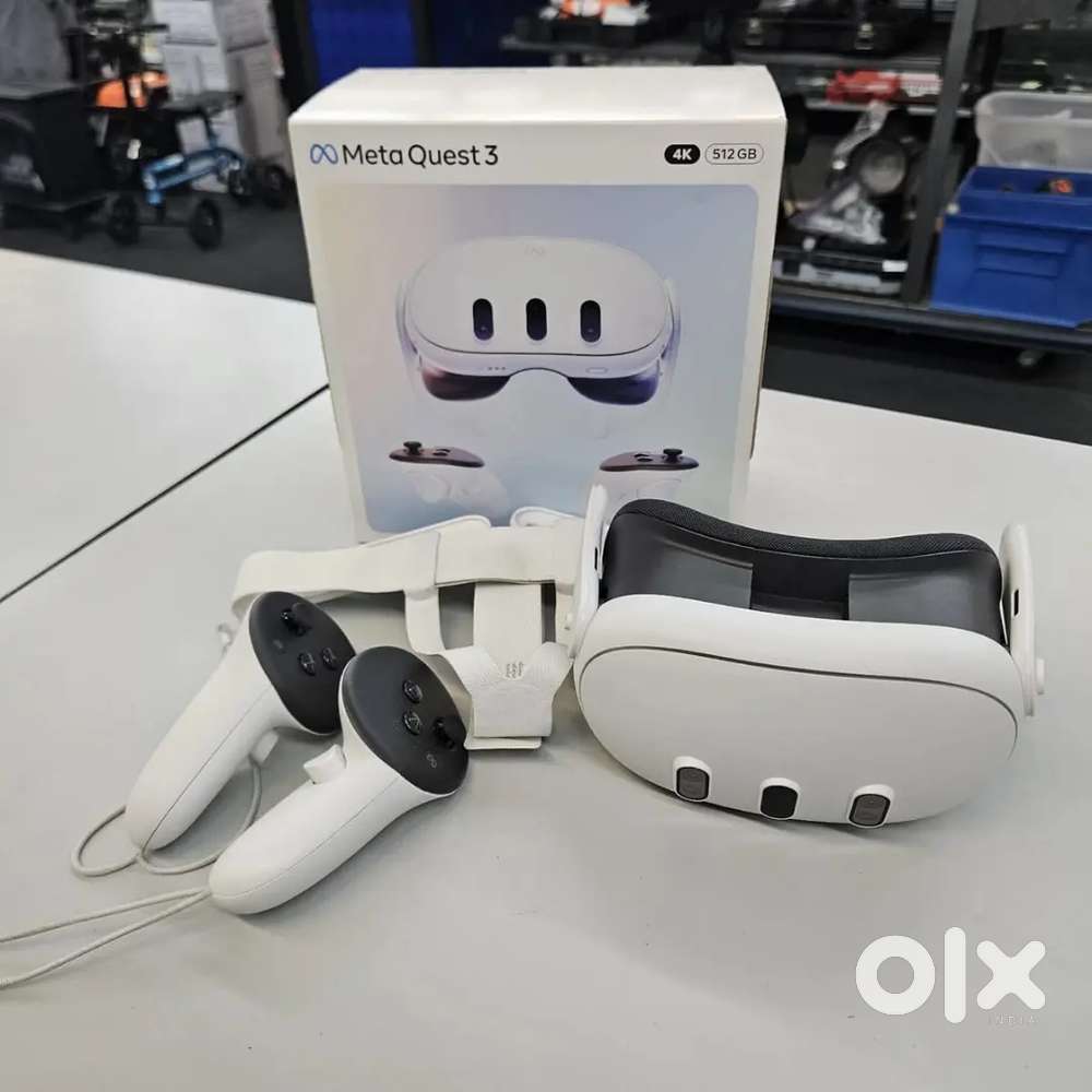 Meta Quest 3 512GB VR Headset - White Includes Bobova S3 Pro Head