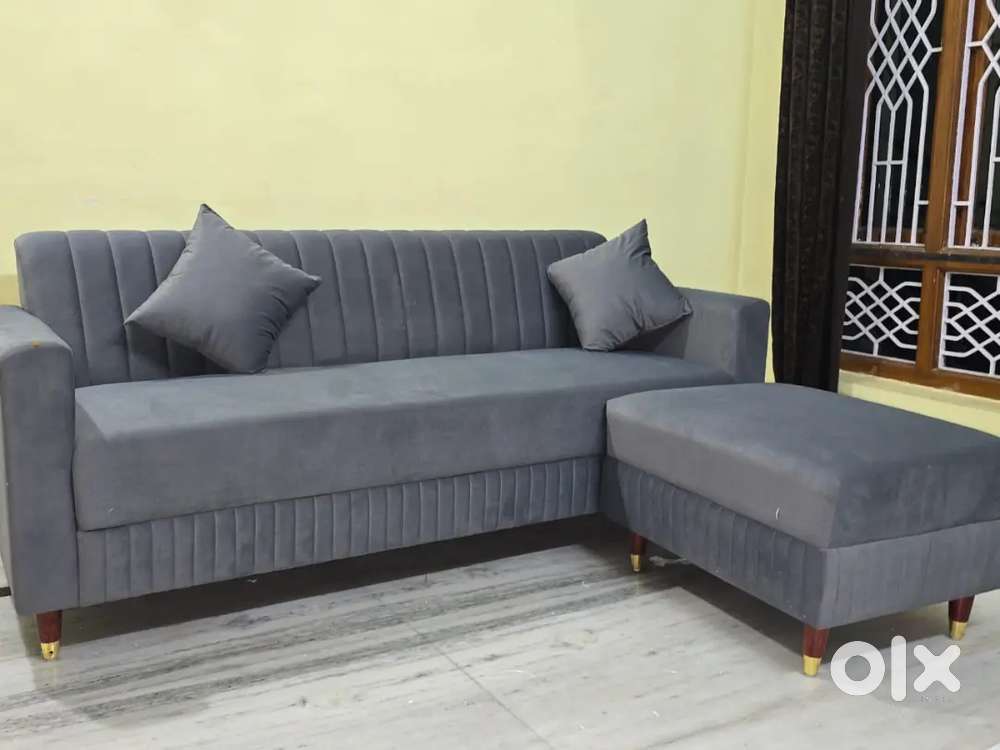 AMATA solid wood L shape sofa