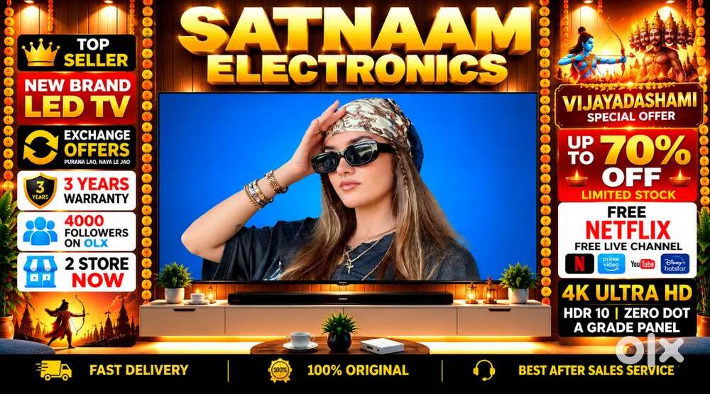 55 SLIM FRAMELESS Q-LED 3 YEARS WARRANTY HDR 10 ZERO DOT TECNOLOGY