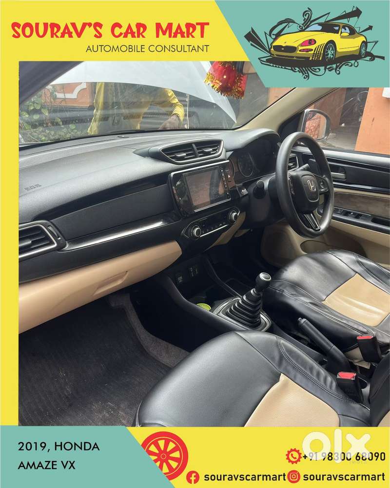 Honda Amaze Vx 1.2 Petrol Mt, 2019, Petrol