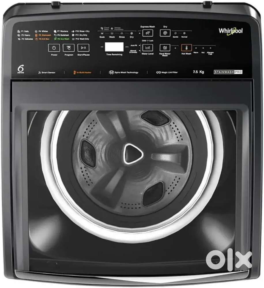 Whirlpool 8 kg top loaded washing machine