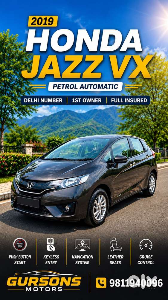 Honda Jazz Vx Cvt, 2019, Petrol