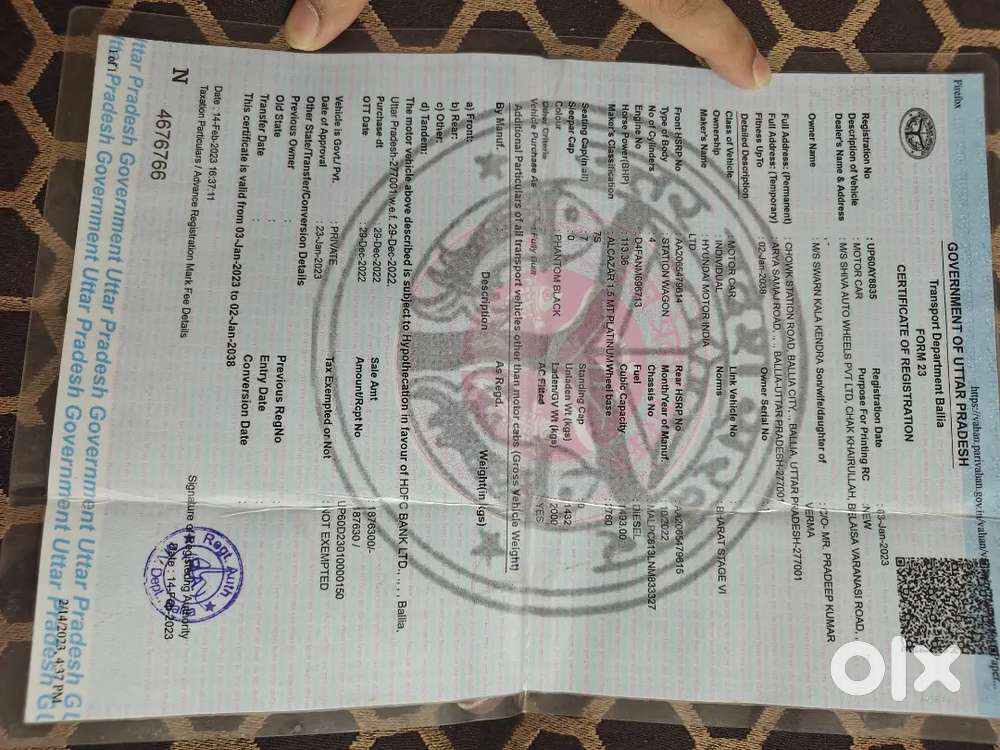 Hyundai Alcazar 2023 Diesel 175000 Km Driven Top Model