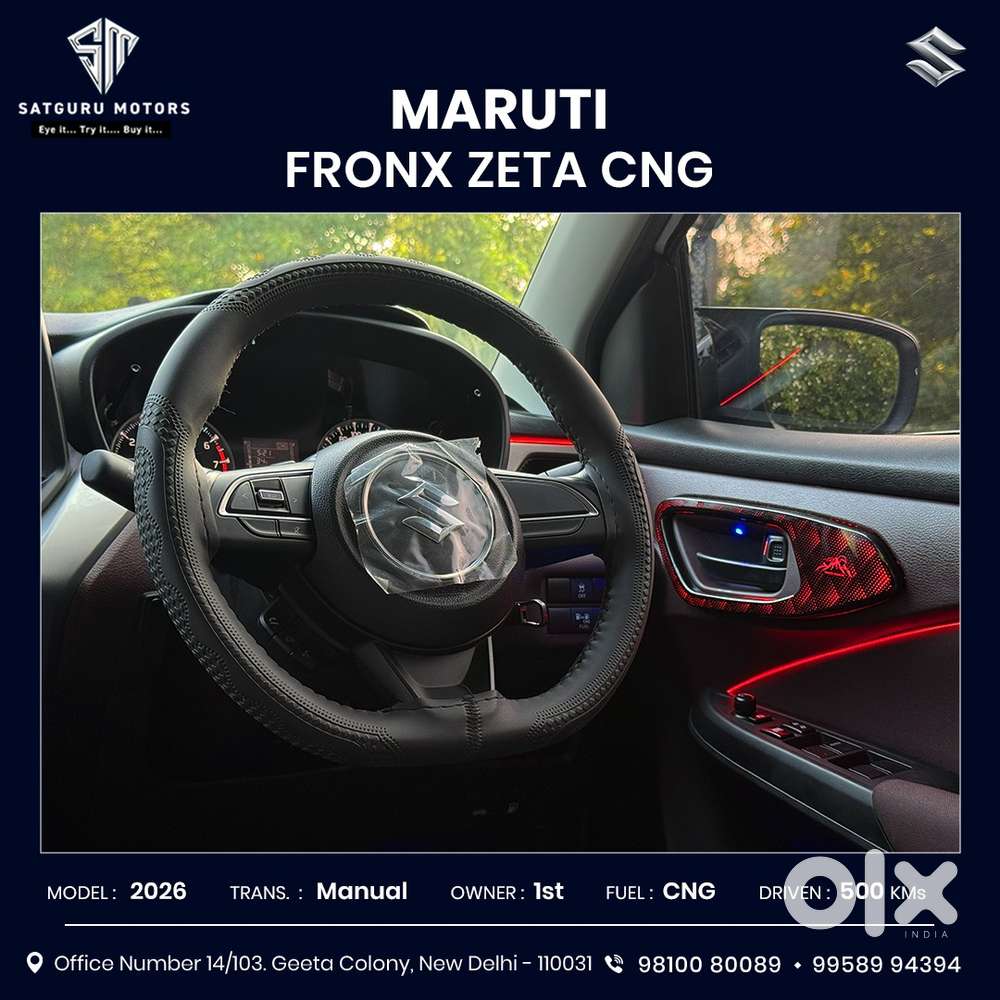 Maruti Suzuki Fronx Delta 1.2 Cng, 2026, Cng & Hybrids