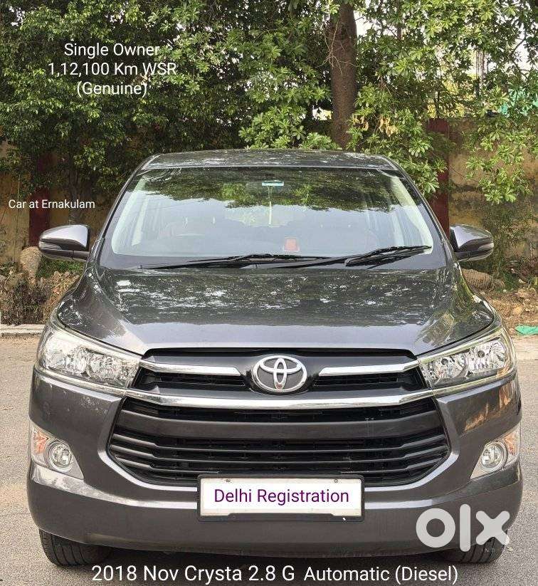 Toyota Innova Crysta 2.8 Gx At 7 Str, 2018, Diesel
