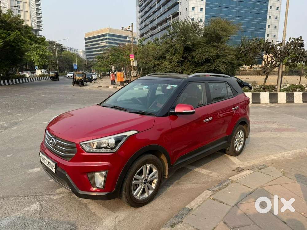 Hyundai Creta 2017 Petrol Well Maintained Red Passion Colour