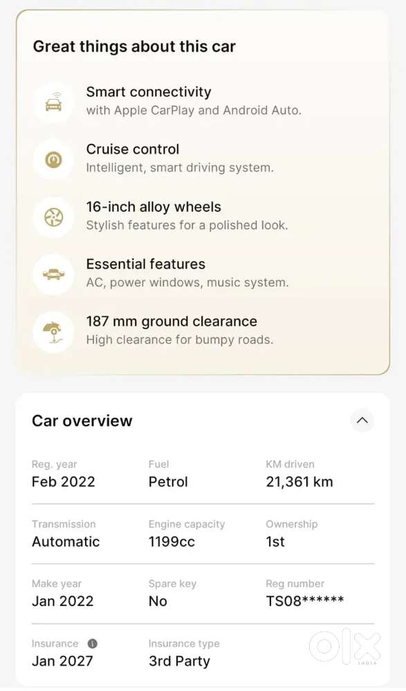 Tata Punch Creative Amt 2022 Petrol 21600 Km Driven In Mint Condition