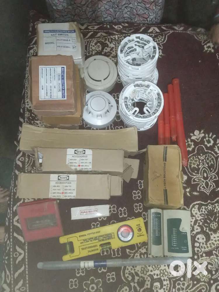 Fire alarm, CCTV wiring cable,Exit switch etc.  price - ₹12,000