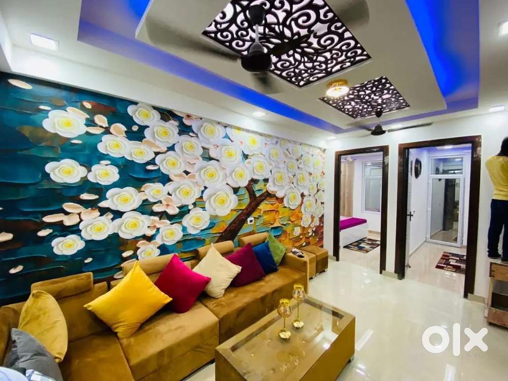 Gated community with semi furnished BHK flat For Sale: Houses