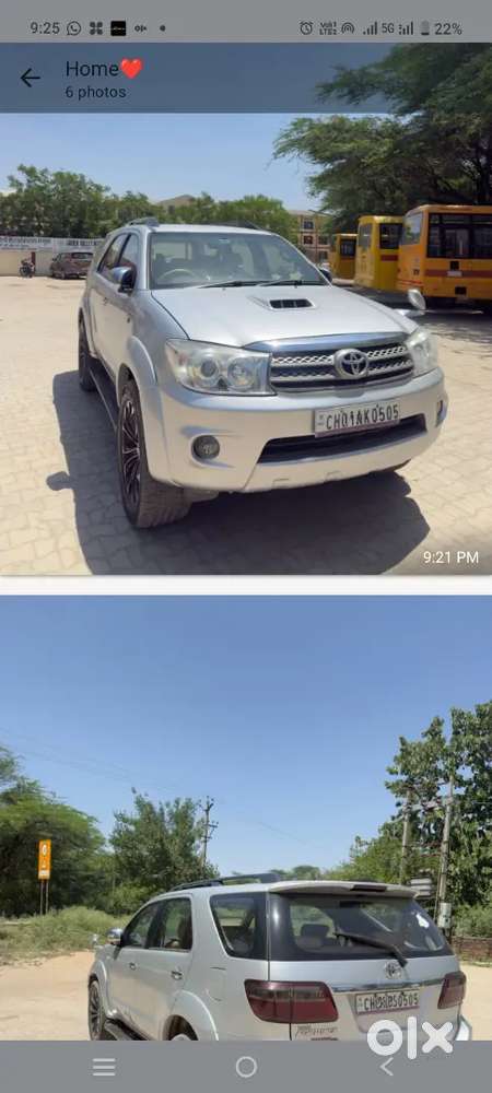 Toyota Fortuner Diesel 2011 Model