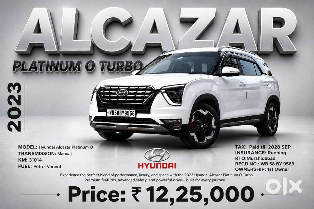 Hyundai Alcazar 2.0 Platinum (o) Petrol At 7 Str, 2023, Petrol