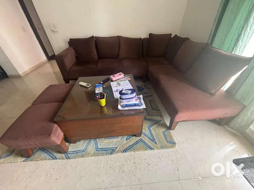 L shaped sofa