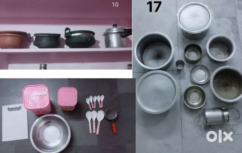 Kitchen.l n New prestige Cooker n clay cookwares 3.all sales