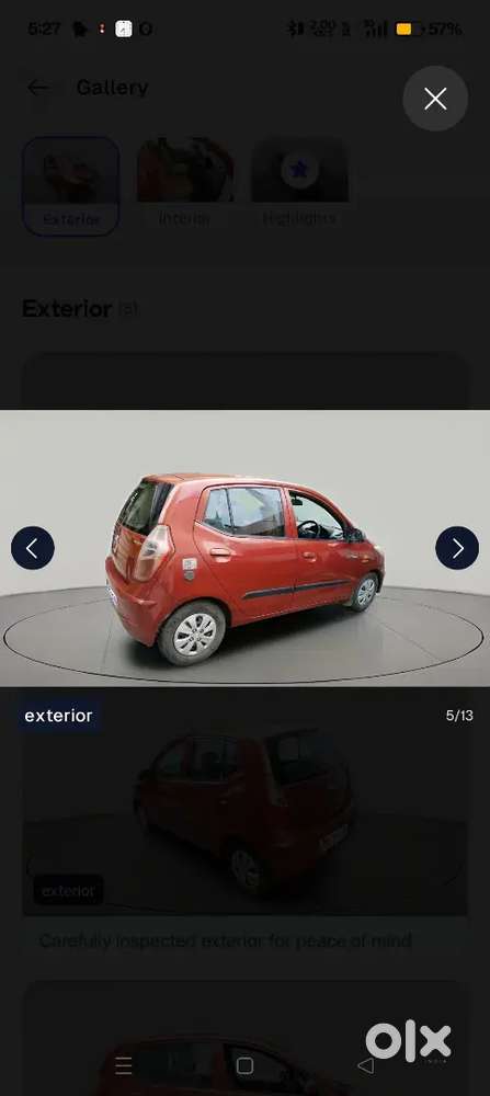 Hyundai I10 Magna Lpg 2013