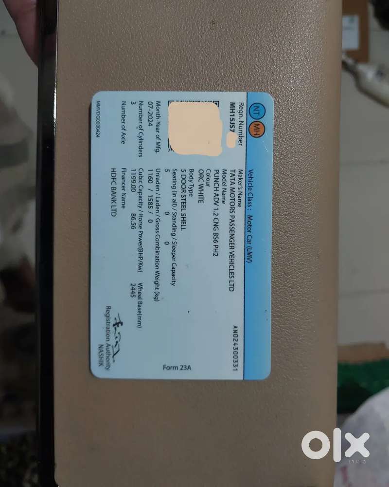 Tata Punch Adventure Cng + Petrol 2024  Clean Condition