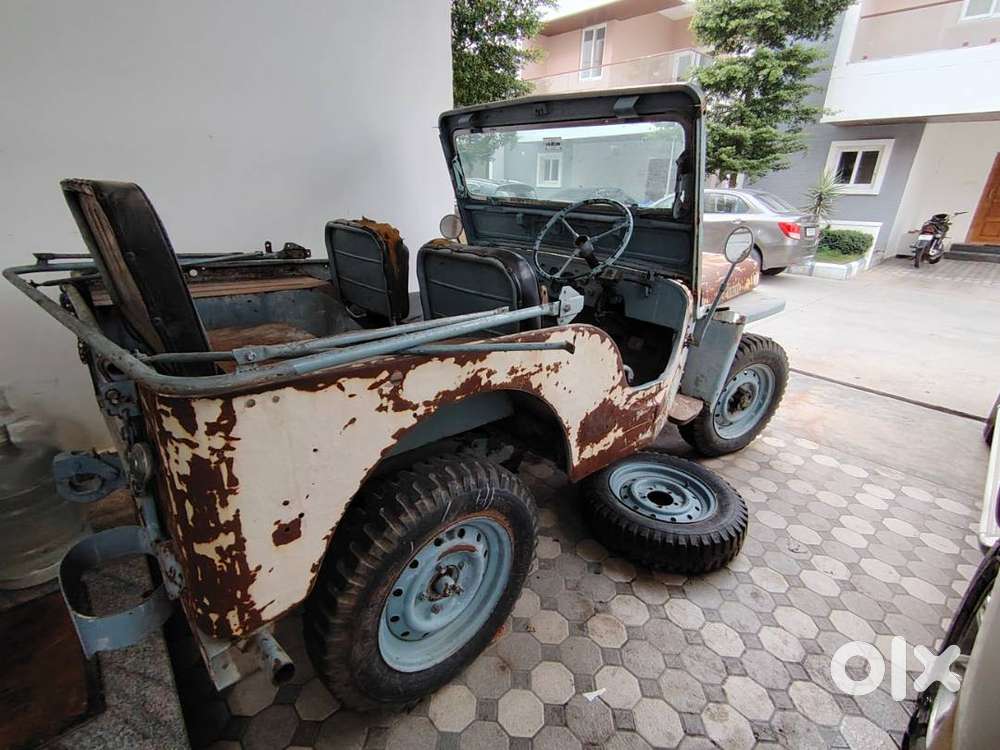 Antique Willys Cj2a (1948), Original Body, Low Bonnet, Collector Piece