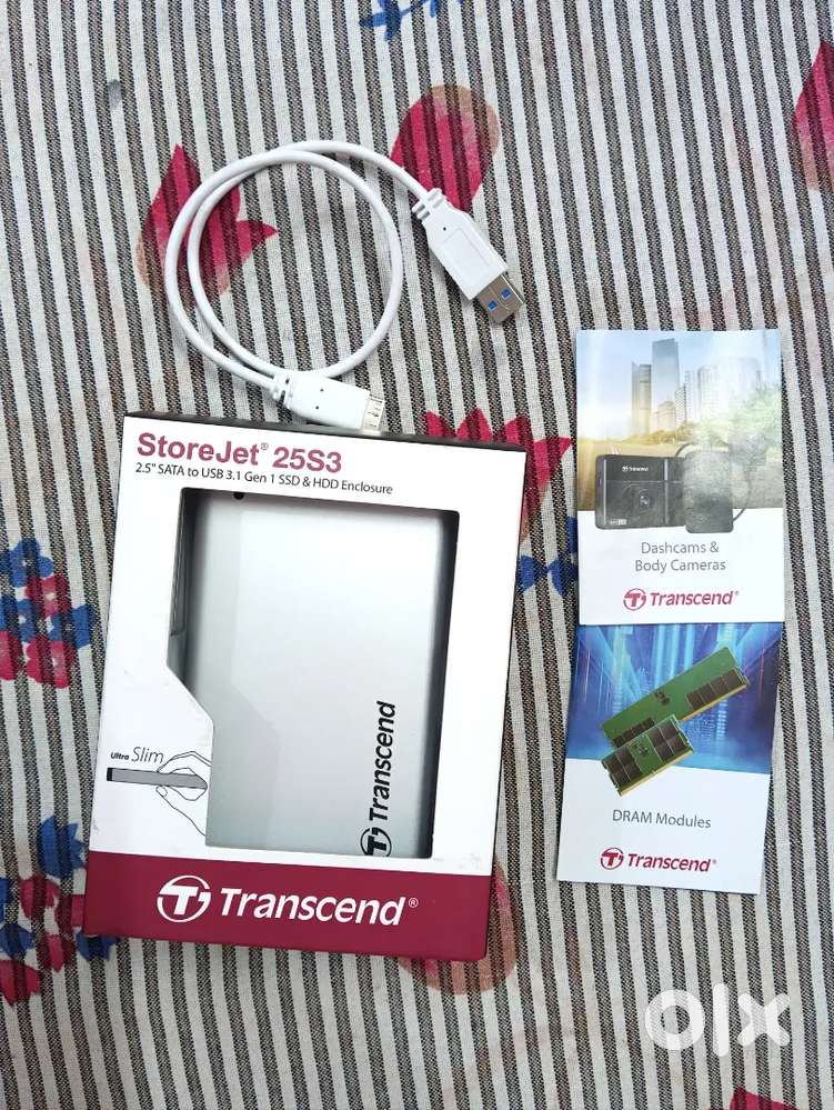 Transcend StoreJet 25S3 SATA to USB Gen HDD/SSD