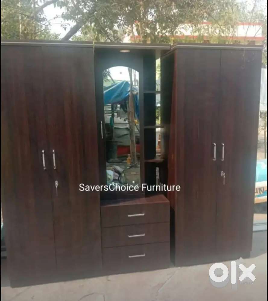 4 Door Wardrobe With Dressing Table Beds & Wardrobes 1787366635