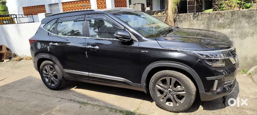 Black Kia Seltos 2023, 11000km, Single Owner, Well Maintained