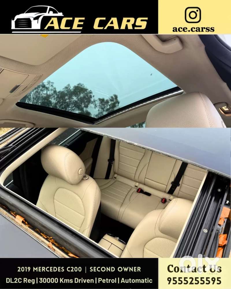 Mercedes-benz C-class C 200 Progressive, 2019, Petrol