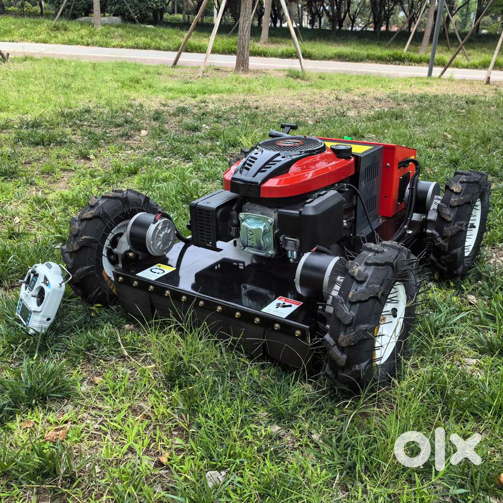 Multifunction Remote Control Wheel Lawn Mower Grass Cutter For Garden