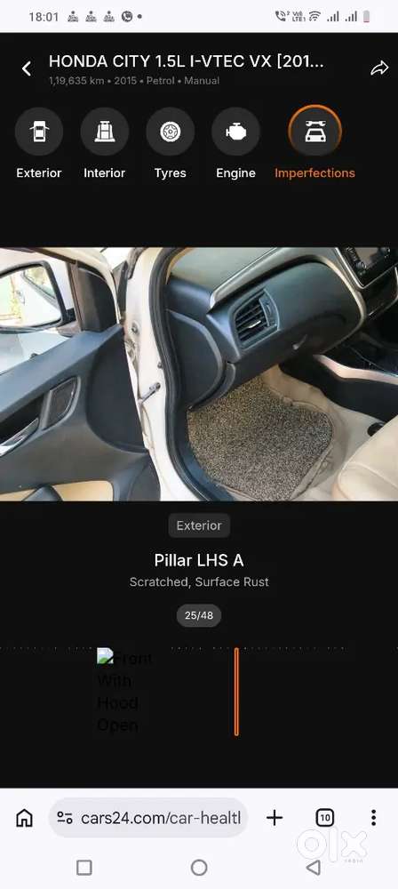 Honda City 2015 Petrol 110000 Km Driven