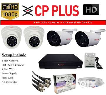 Cctv camera hot sale complete setup