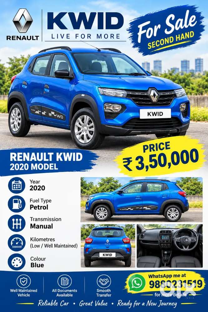 Renault Kwid Rxt Petrol Manual 2020