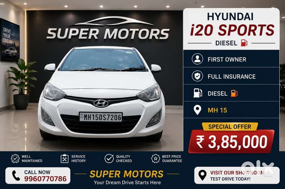 Hyundai I20 Sportz Plus Diesel, 2013, Diesel