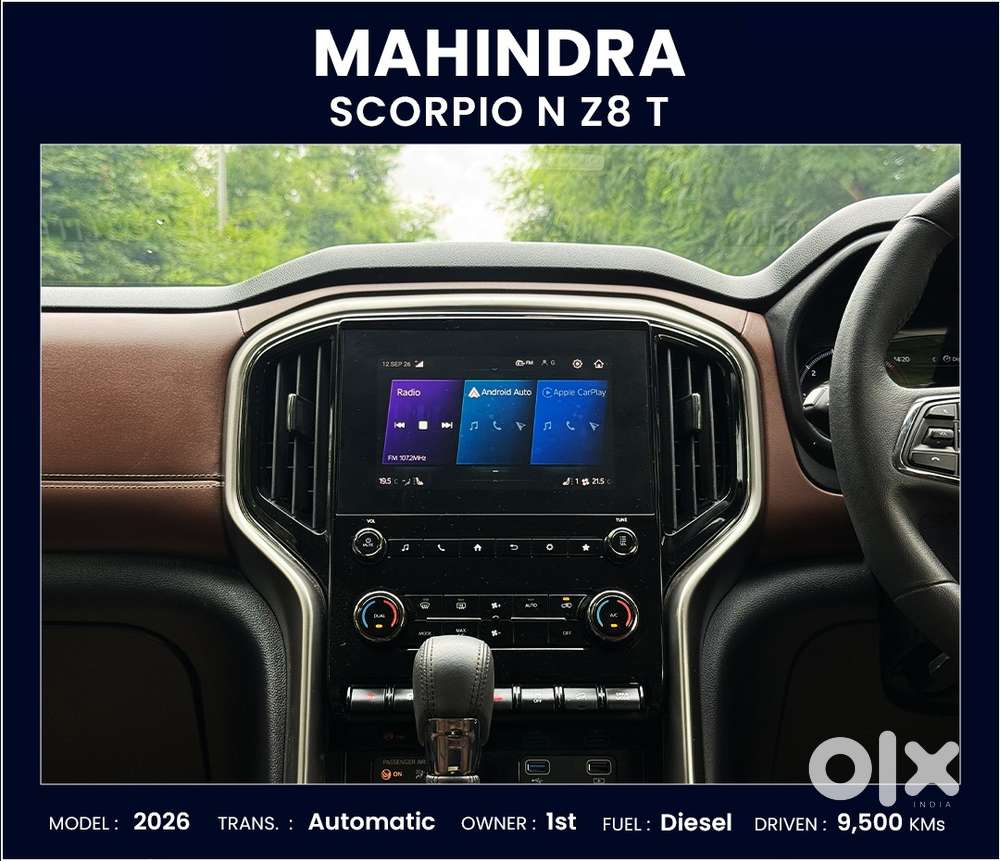 Mahindra Scorpio N Z8 L Diesel At 4wd 7 Str, 2026, Diesel