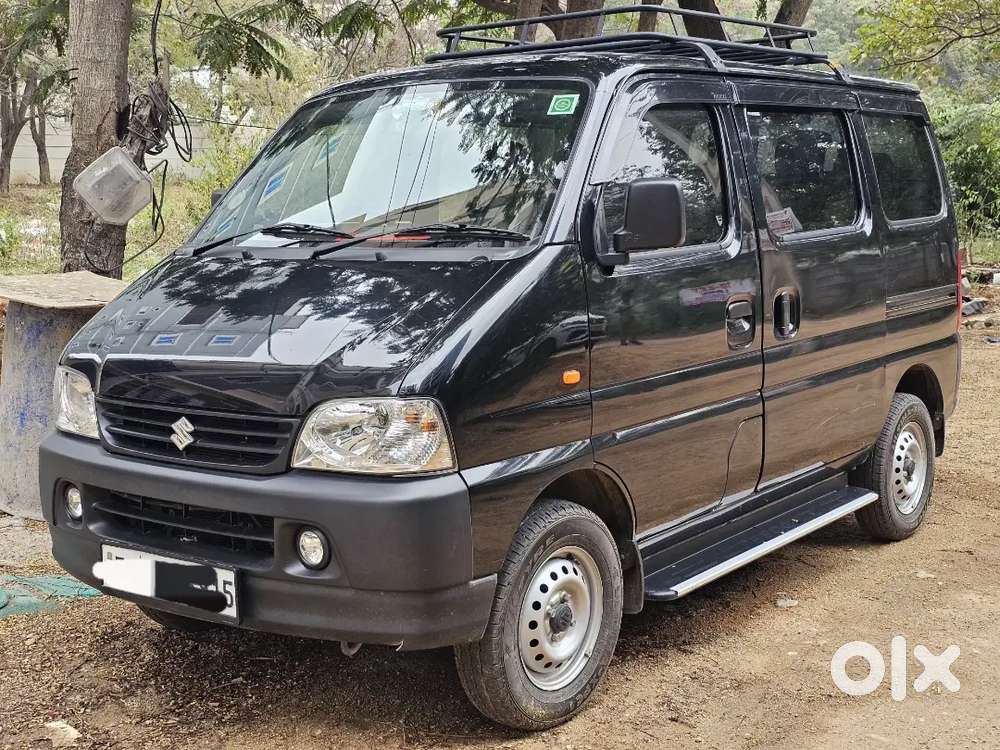 Modified Eeco With Ertiga Seats , 8 Seater Rare Black Color