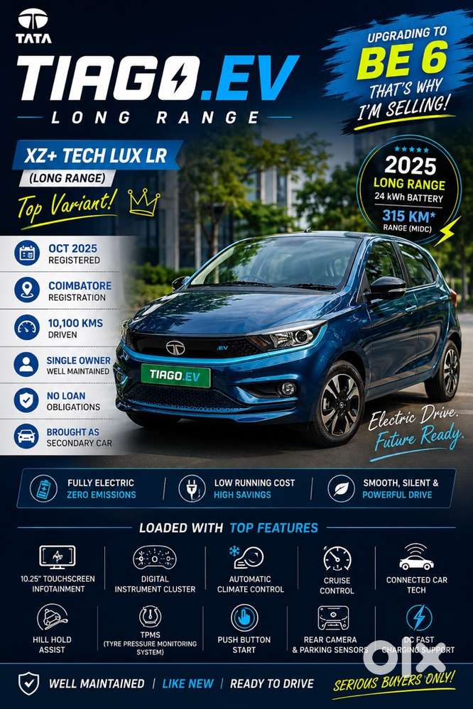 Tata Tiago Ev 2025