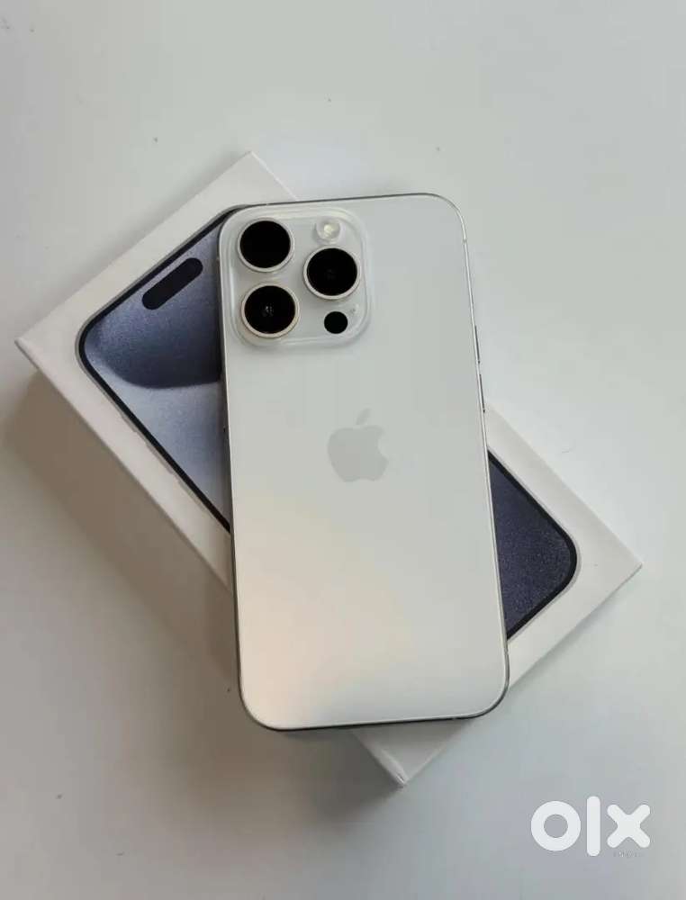 IPhone 15pro white colour 256gb box & bill also call me now...