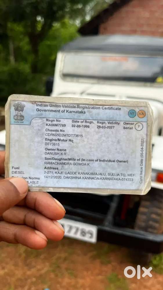 Mahindra Jeep Diesel 1996 Convertible Type