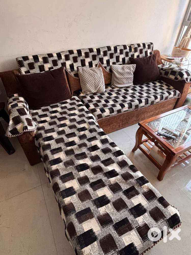 Sofa cum bed with storage