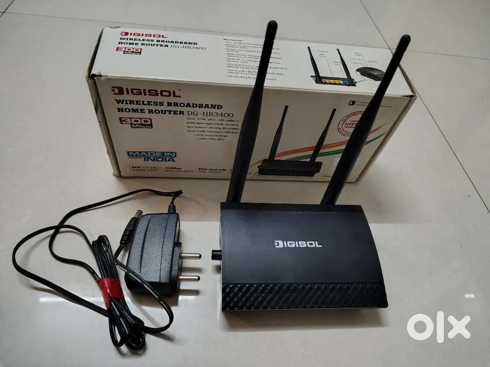 Digisol Wifi Router 300 Mbps, Dual Antenna in excellent condition