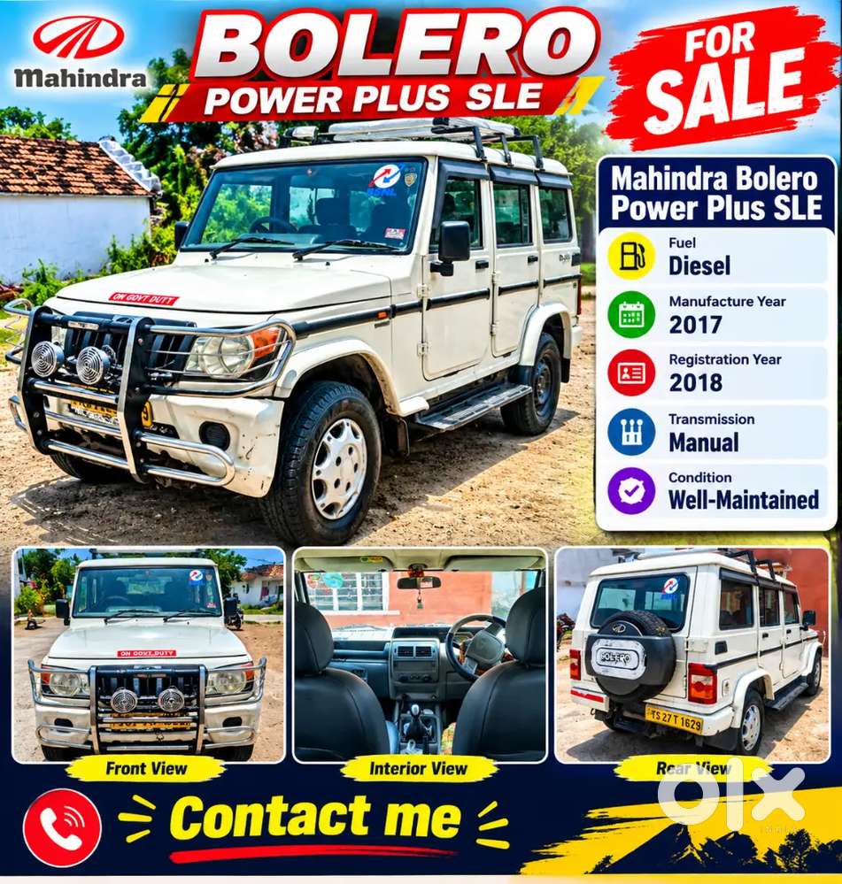 Mahindra Bolero 2.5 Sle 2017