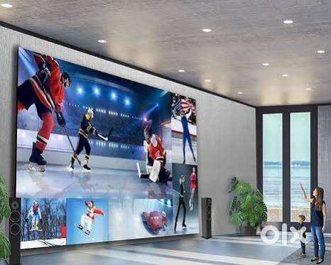 300Inch 4K Projector Watch TV Movies Cricket on Big Screen-Free Screen