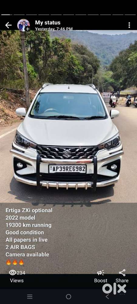 Maruti Suzuki Ertiga Zxi Plus Petrol, 2022, Petrol