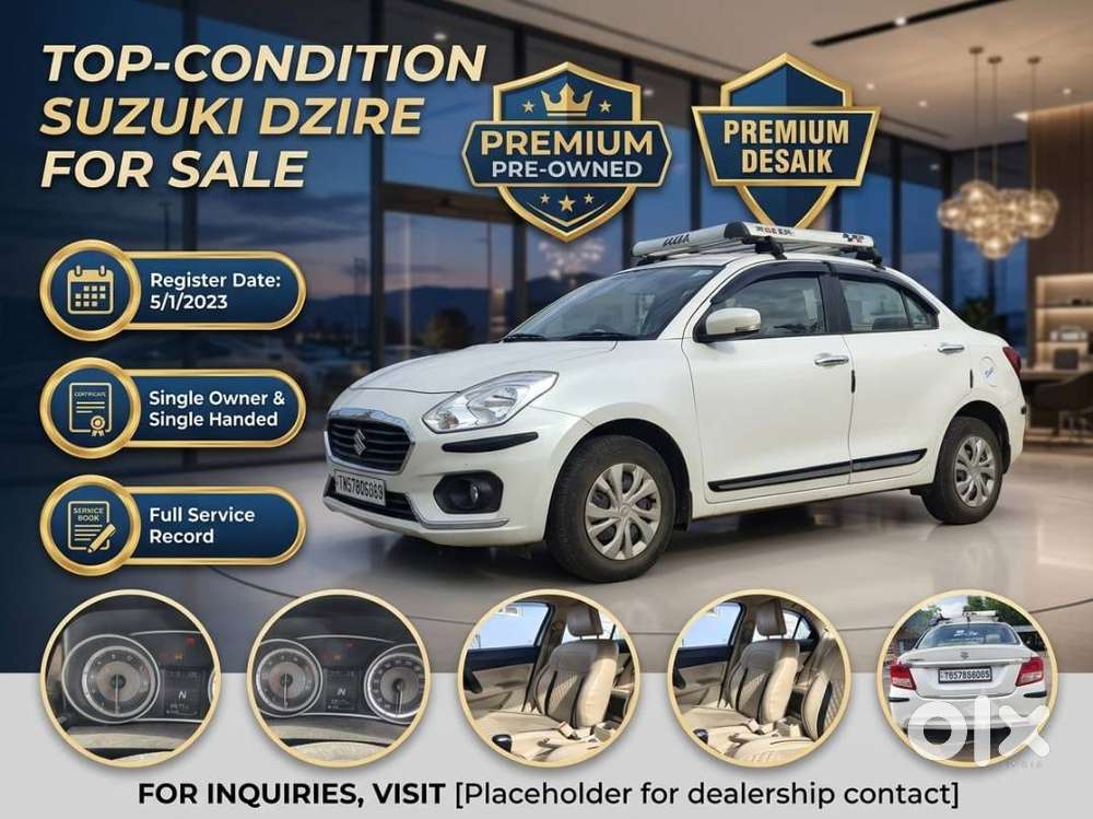 Suzuki - Swift Dzire - 2022 Model - Single Handed - Well Maintained
