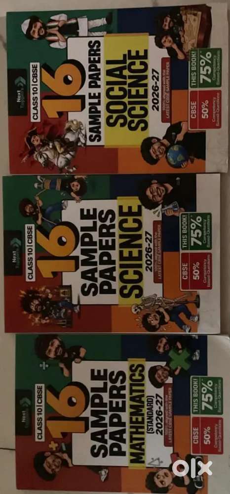 Next Topper New Edition Sample Papers 2026 Of MATHS, SCIENCE and MATHS