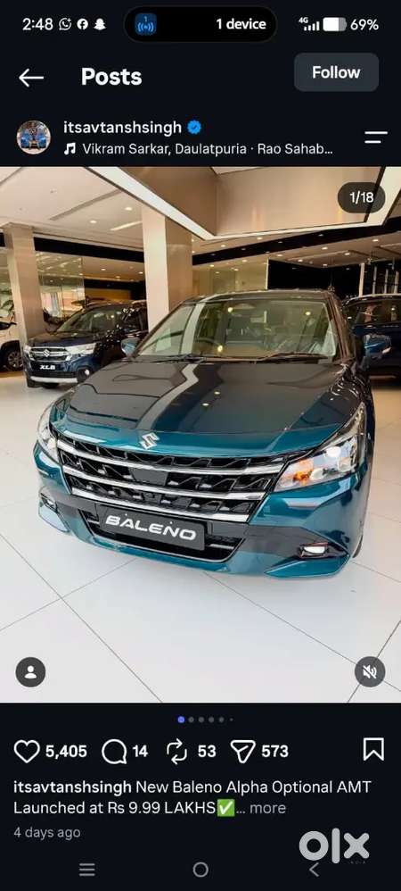 Maruti Suzuki Baleno New Glamorous Look Launched,more Details Please C