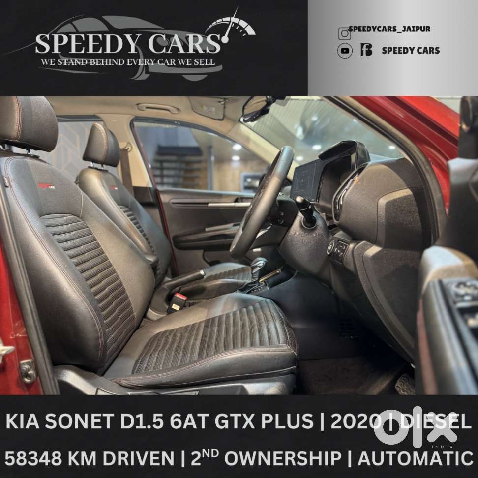 Kia Sonet 1.5 Gtx Plus Diesel At Dt, 2020, Diesel