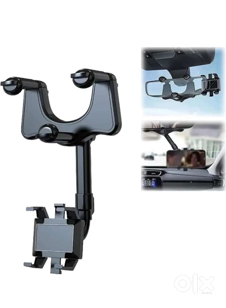 Mirror Car Mobile Holder with free Car Windshield Screen Washer