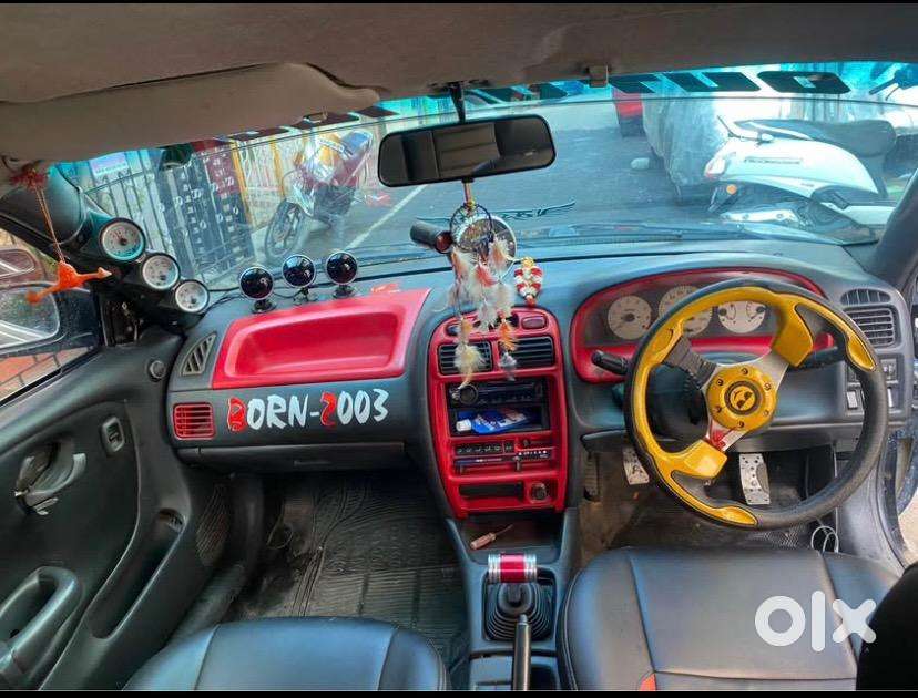 Fully Modified Baleno Amp Woofer Header Scissor Doors