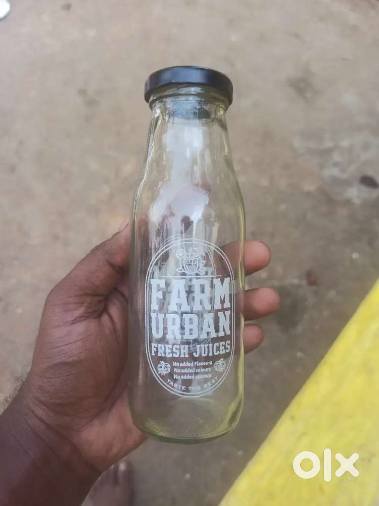2,170 Printed 300Ml glass juice bottels with caps