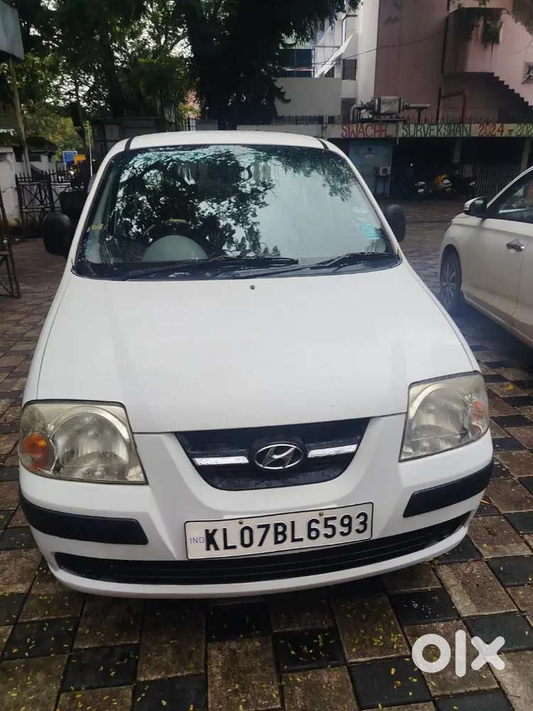 Only 69027 Km Driven Santro (hyundai )lpg/ Patrol Car 2009 Model Car