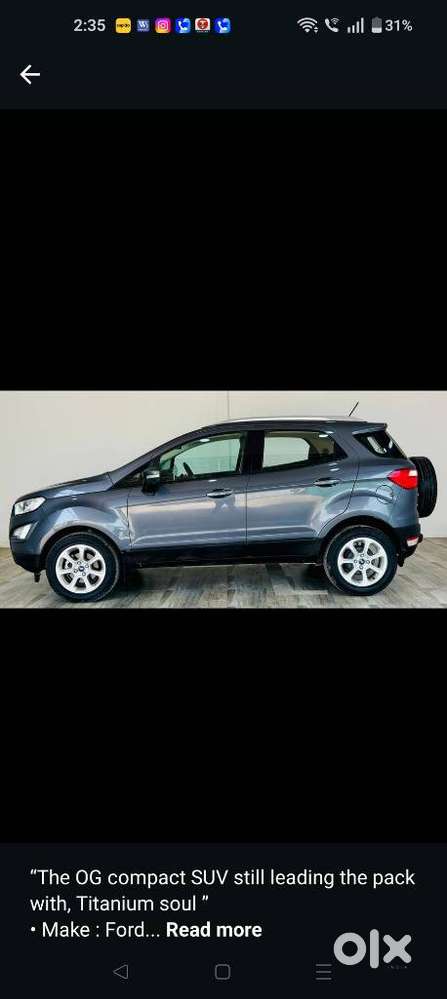 Ford Ecosport 1.5 Petrol Titanium Plus At, 2019, Petrol