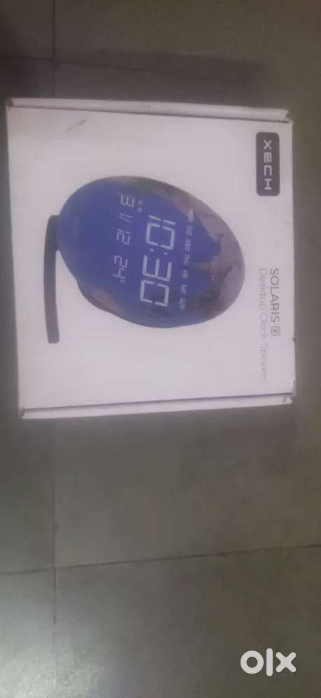 Xech solaris desktop clock speaker